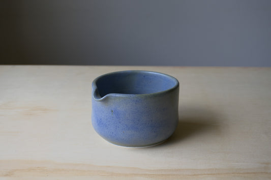 blue matcha bowl