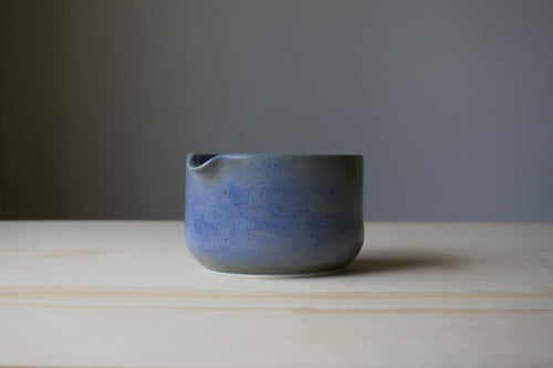 blue matcha bowl
