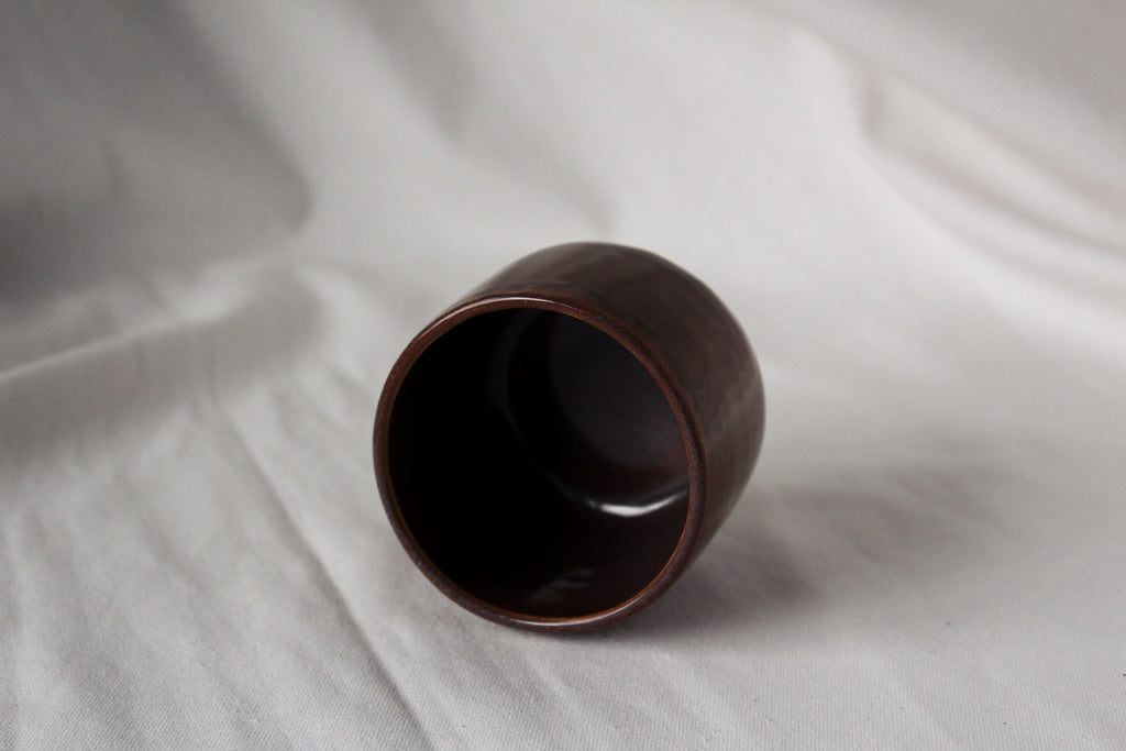 plum tea cup