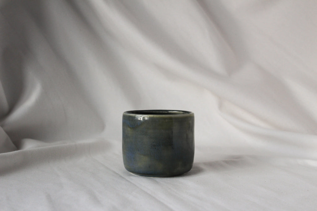 large sea green cup