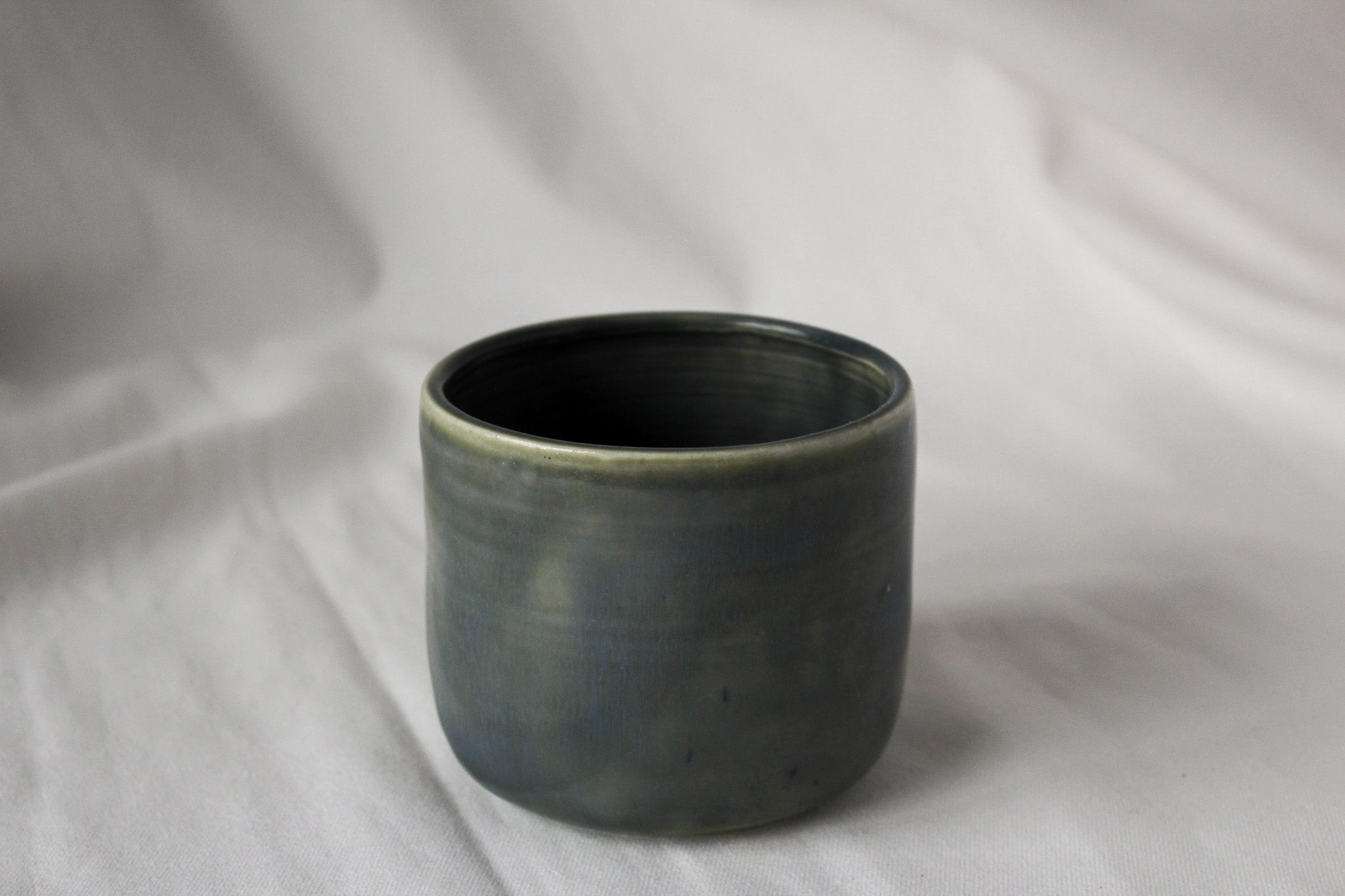large sea green cup