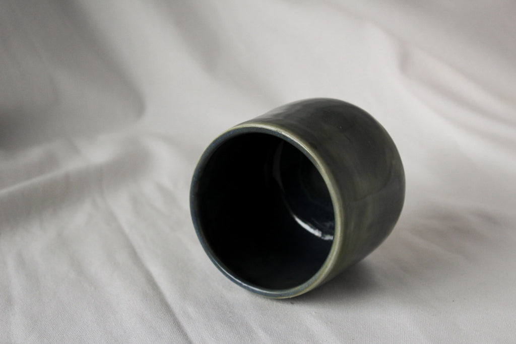 large sea green cup