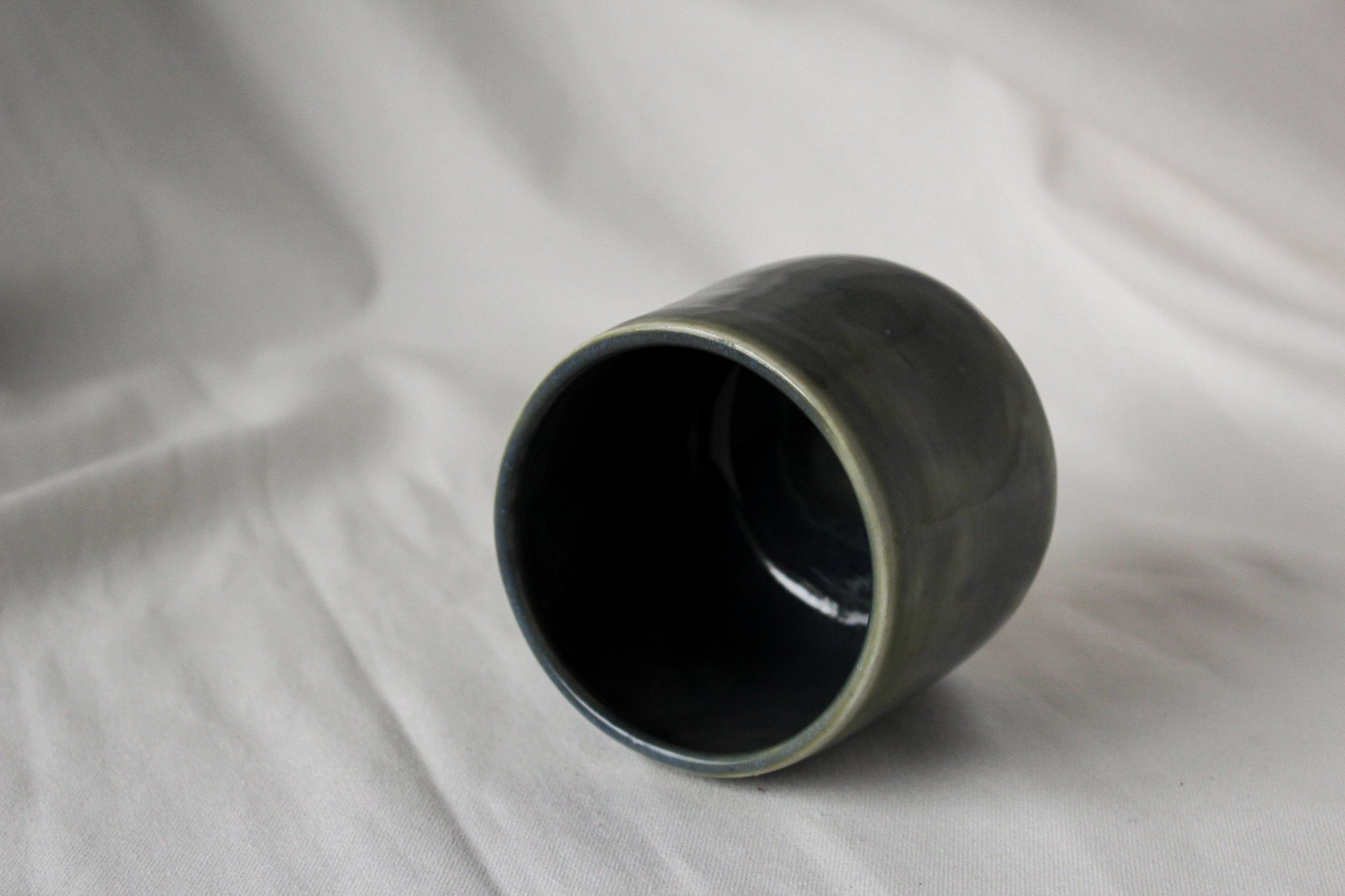 large sea green cup