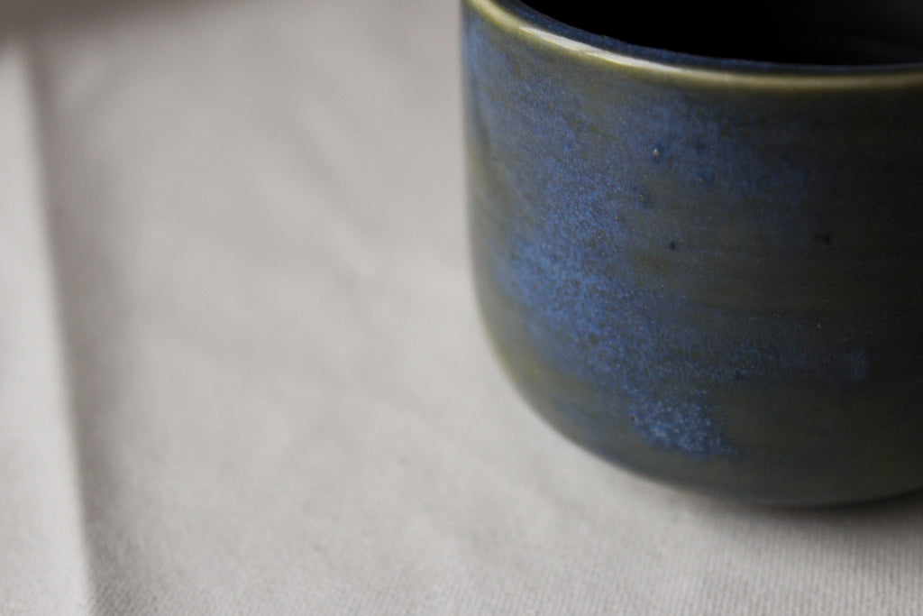 sea green tea cup