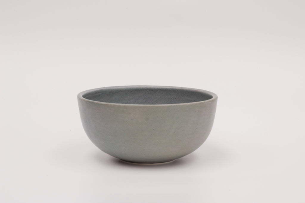 steel blue breakfast bowl