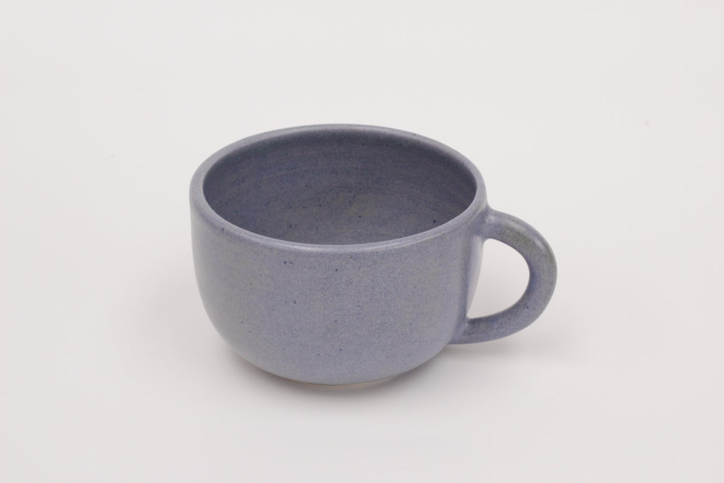blue tea cup