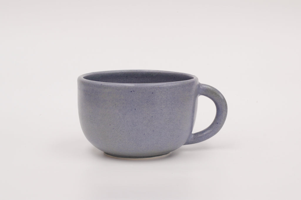 blue tea cup
