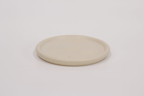 alabaster rolled rim side plate / saucer