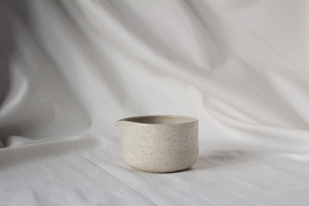 speckled matcha bowl